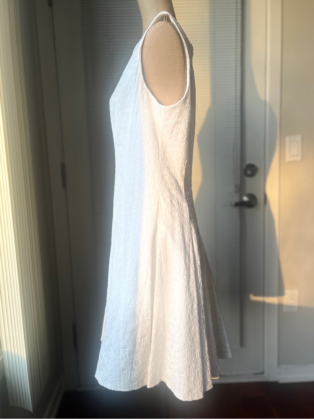 Eliza J White Lace Fit-and-Flare Mini Dress - Picture 3 of 6